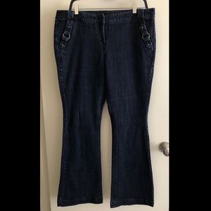 INC jeans 14 medium wash mid rise